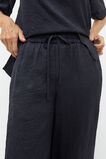 Textured Satin Pant  Twilight Blue  hi-res