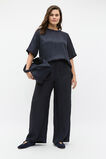 Textured Satin Pant  Twilight Blue  hi-res