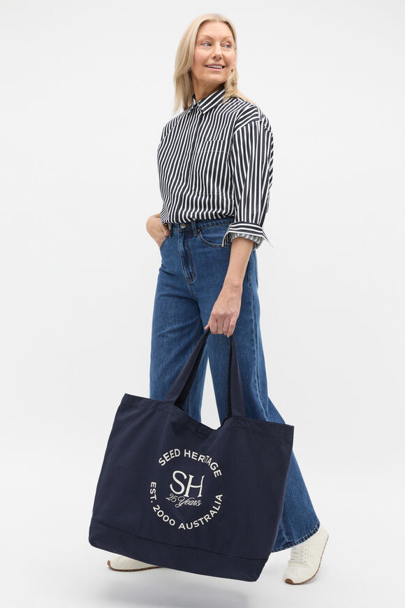 25 Anniversary Canvas Tote  Twilight Blue  hi-res