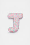 Ditsy Floral Initial Cushion  J  hi-res