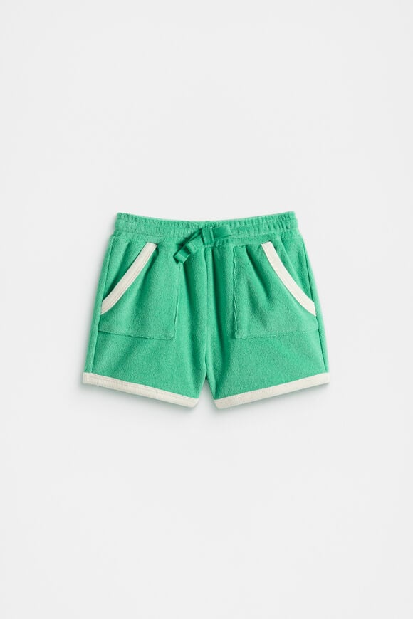Towelling Short  Deep Emerald  hi-res