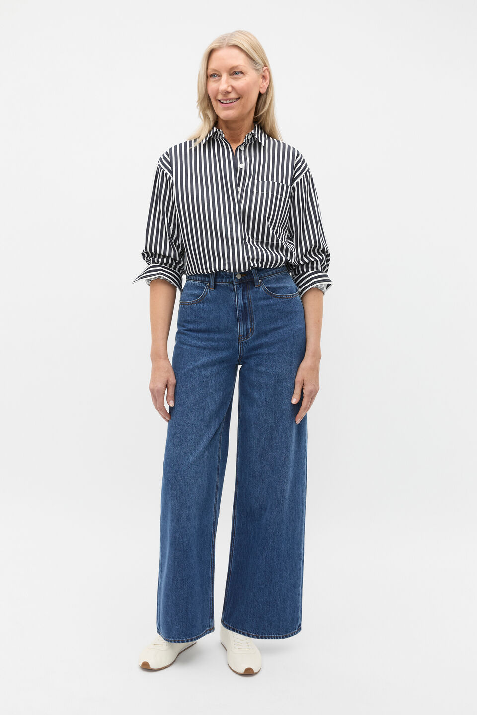 70s Wide Leg Jean  Heritage Wash