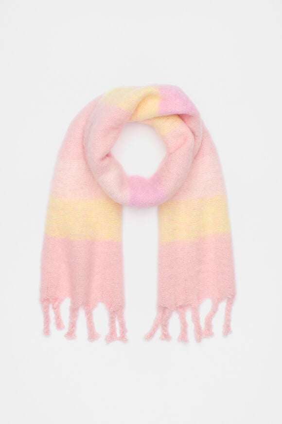Stripe Scarf  Rose Petal  hi-res