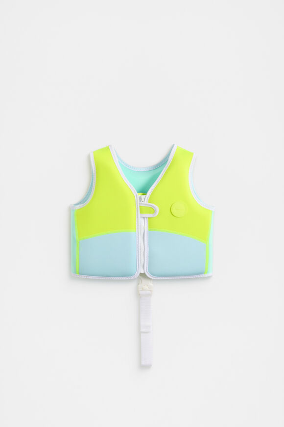 Salty The Shark Swim Vest  Yellow  hi-res