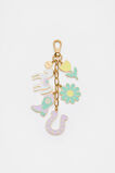 Western Jumble Bag Charm  Multi  hi-res