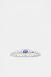 Crystal Heart Tiara  Ice Blue  hi-res