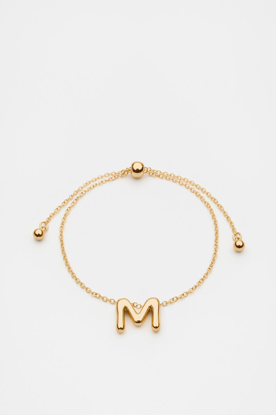 Bubble Letter Bracelet  M