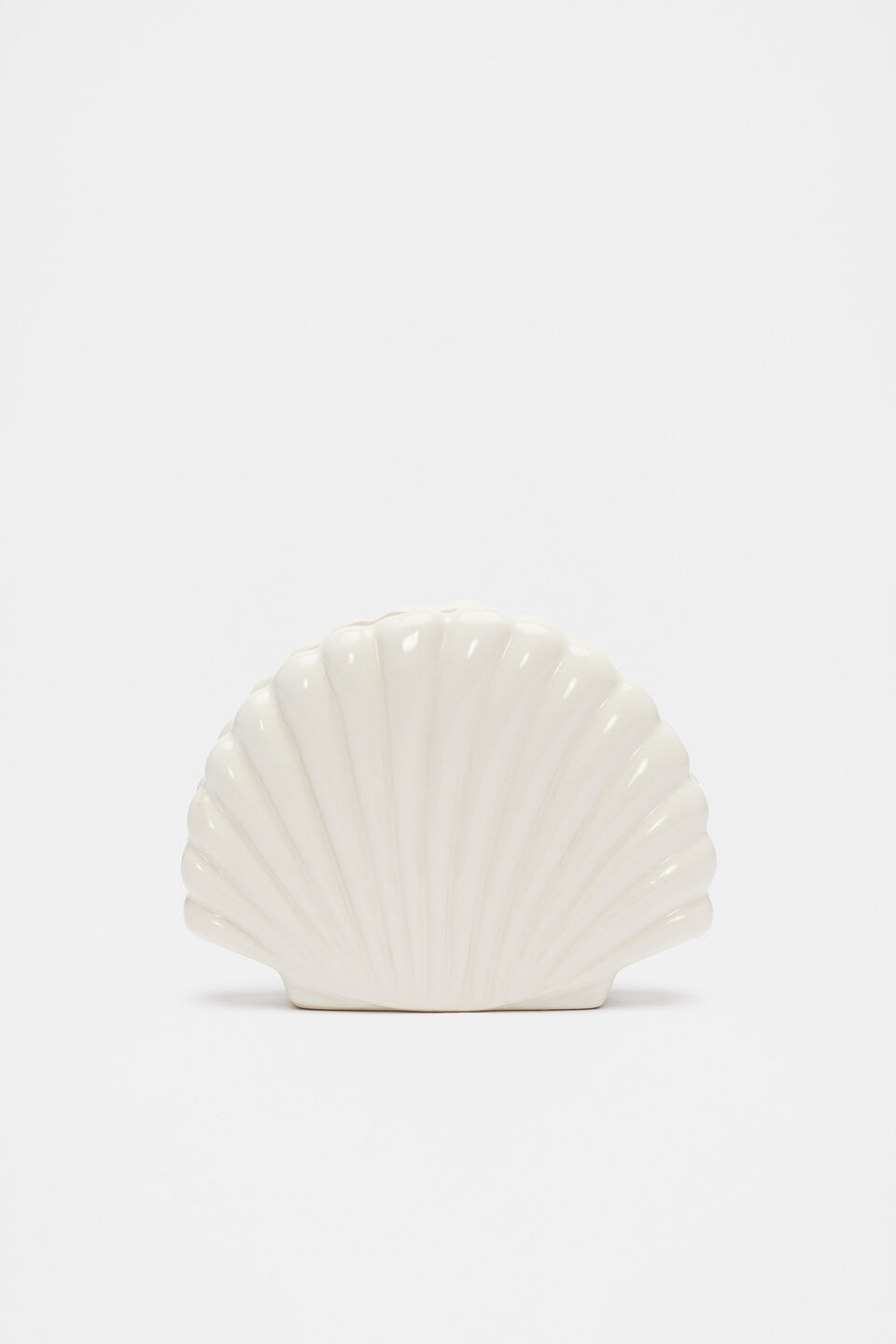 Shell Napkin Holder  Cloud Cream