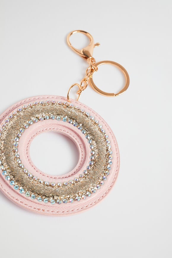 Glitter Initial Keyring  O  hi-res