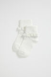 Frill Sock  Vanilla  hi-res