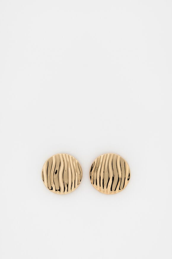 Ripples Earring  Gold  hi-res