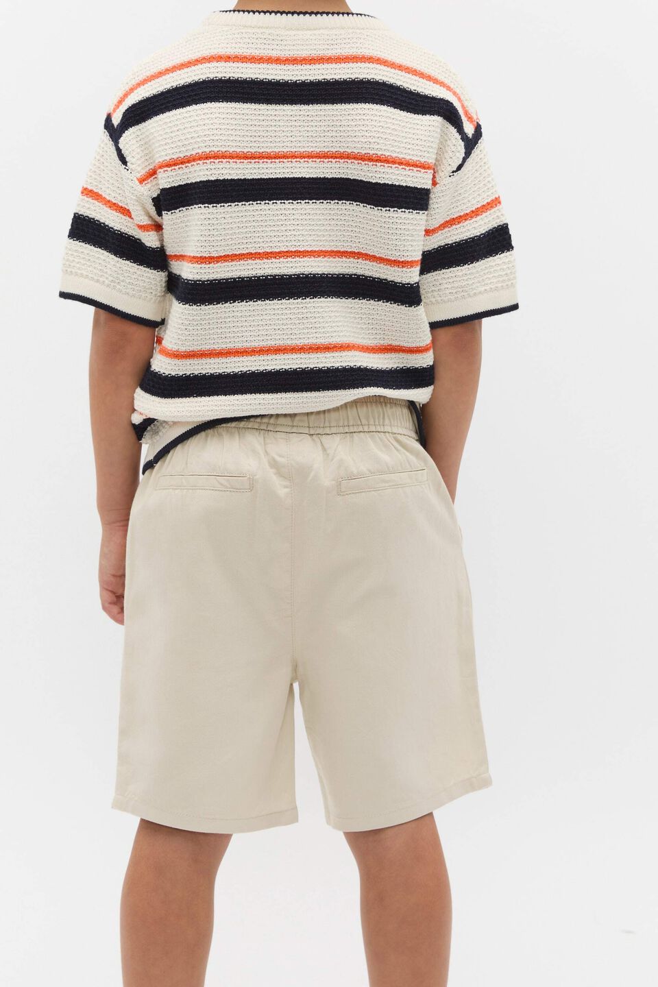 Slant Pocket Short  Cool Stone