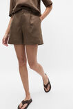 Linen Pleat Short  Pinecone  hi-res