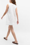 Linen A Line Mini Dress  Whisper White  hi-res