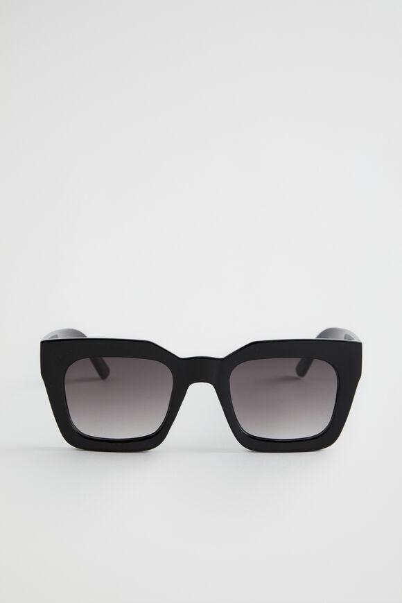 Caitlin Rectangle Sunglasses  Black  hi-res