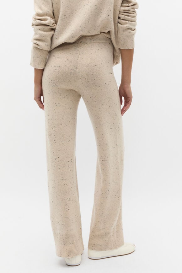Fleck Knit Pant  Latte Fleck  hi-res