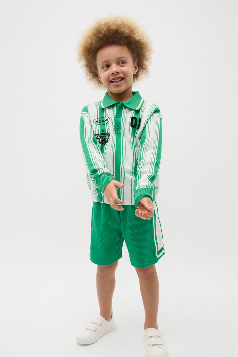 Sports Knit Sweater  Denver Green