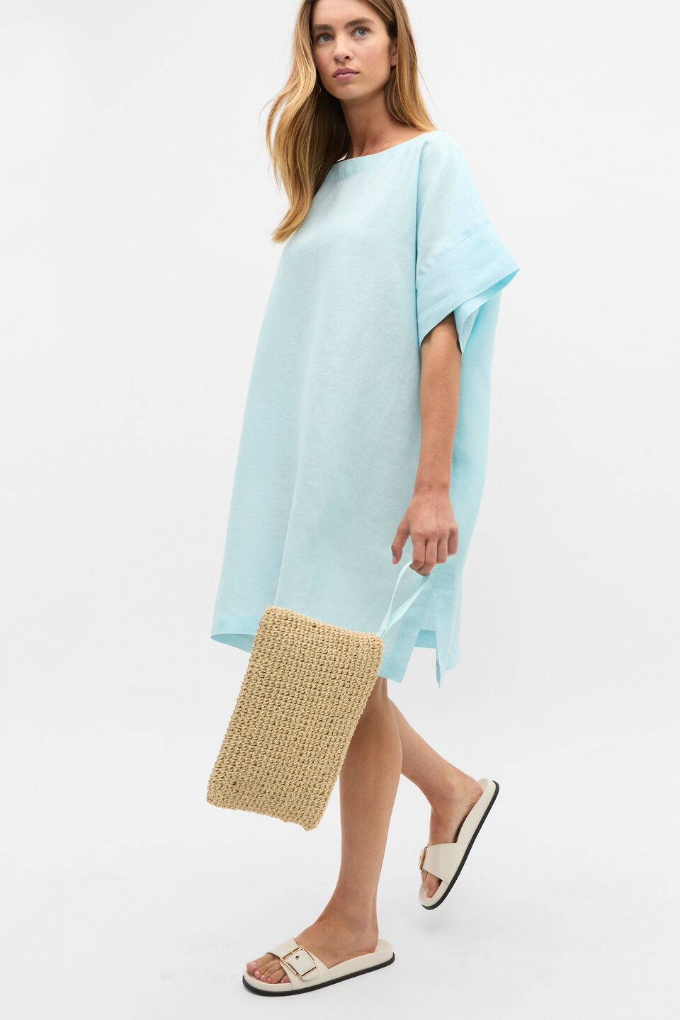 Boat Neck Poncho  Skyway