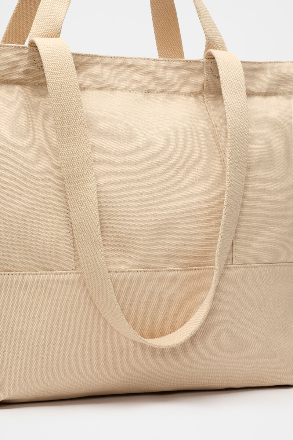 Seed Overnight Tote  Ecru