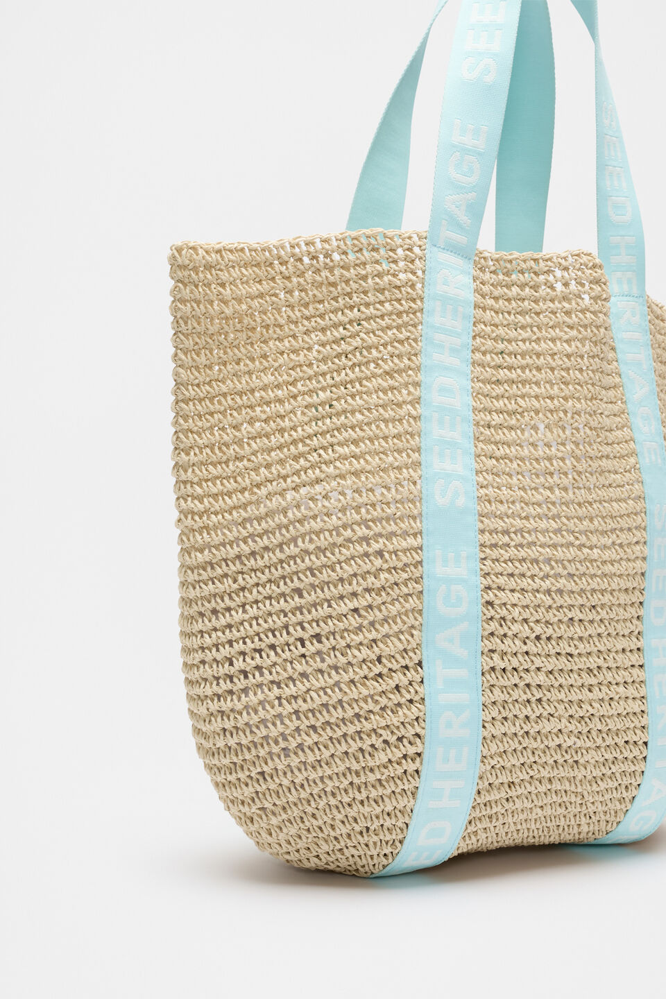Logo Woven Basket Bag  Skyway