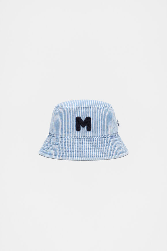 Blue Mini Initial Bucket Hat  M  hi-res