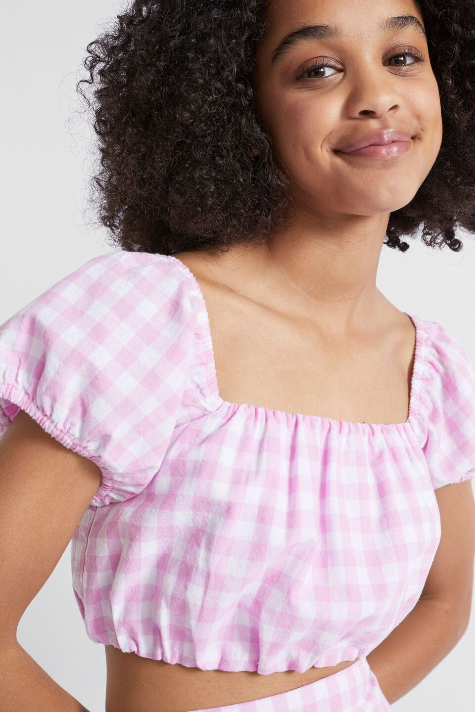 Check Top  Soft Orchid