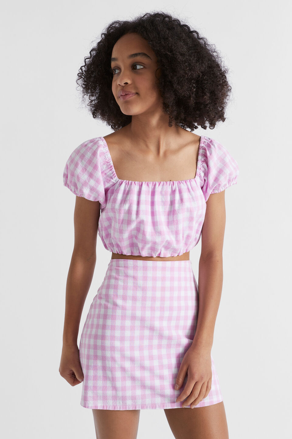 Check Top  Soft Orchid