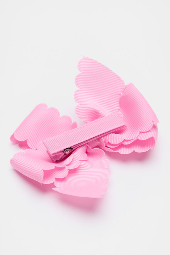 Scallop Grosgrain Bow  Candy Pink  hi-res
