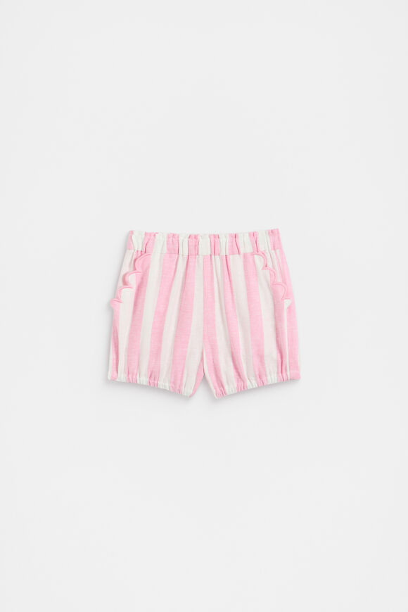 Stripe Scallop Bloomer  Candy Pink  hi-res
