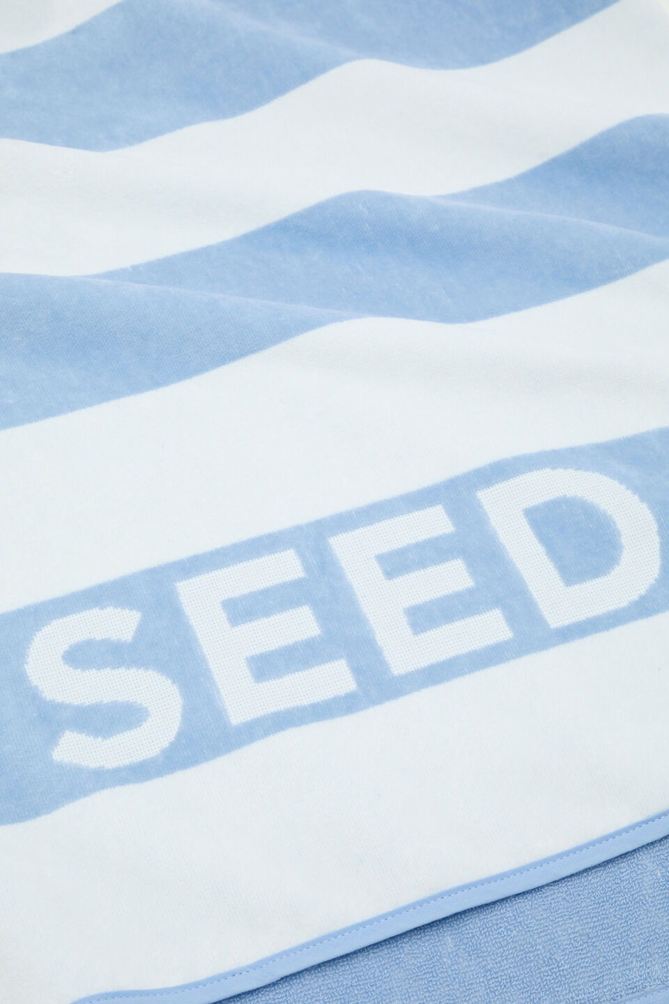 Beach Towel  Luna Blue Stripe