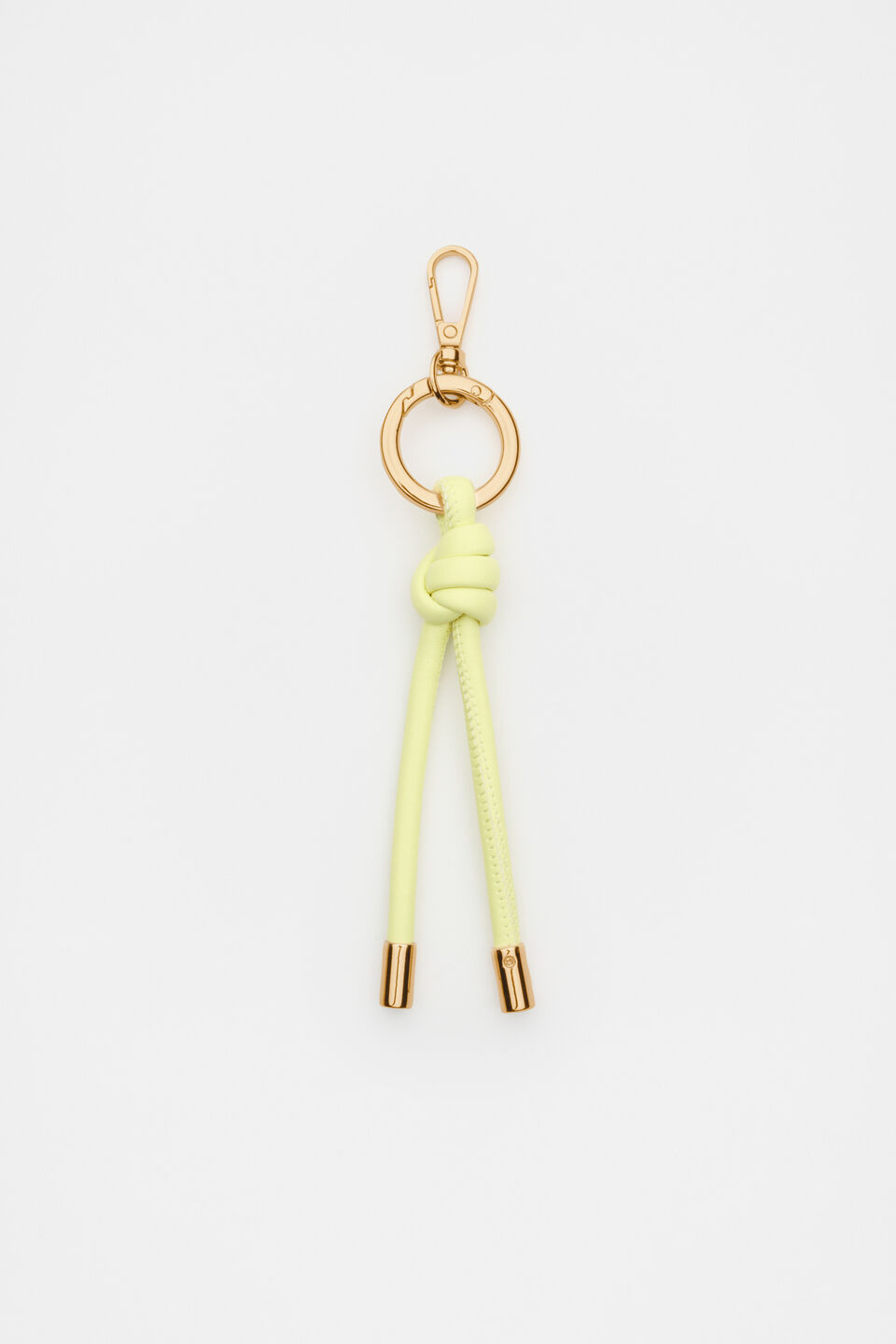 Knot Detail Keyring  Lemongrass