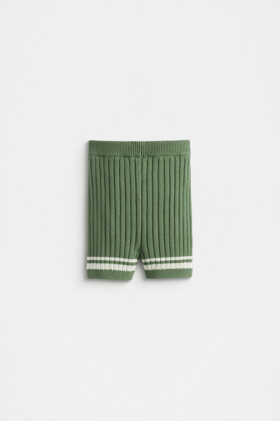 Rib Knit Short  Fern