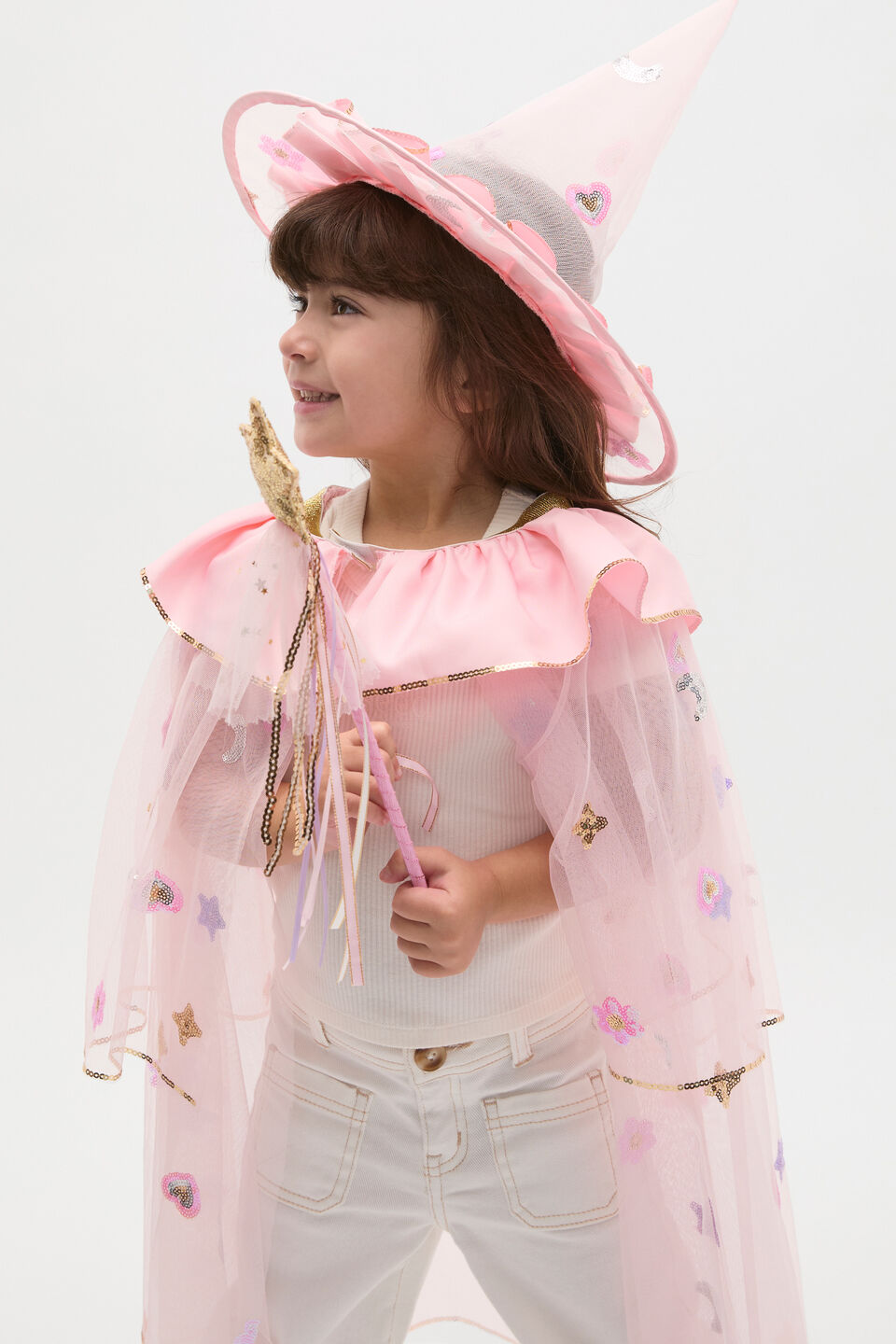 Whimsical Witch Cape  Multi