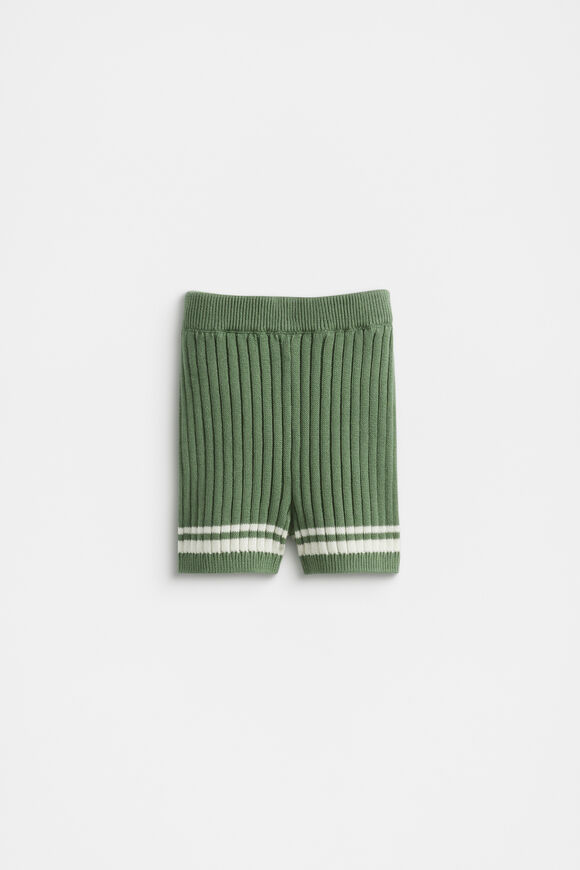 Rib Knit Short  Fern  hi-res