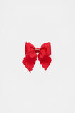 Heritage Scallop Bow Duck Clip  Chilli Red  hi-res