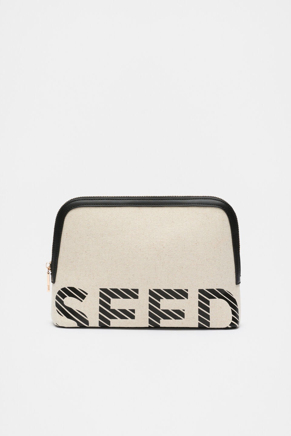 Cropped Logo Pouch  Black