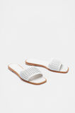 Holly Woven Slide  White  hi-res