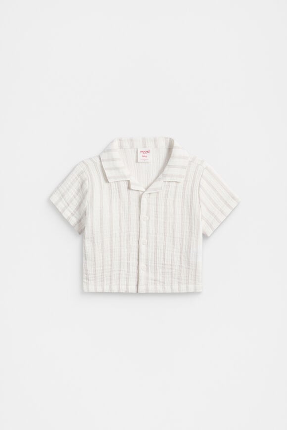 Stripe Shirt  Cloud Grey  hi-res