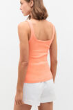 Core Heritage Rib Tank  Tangerine  hi-res