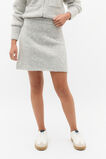 Boucle Knit Skirt  Light Grey Marle  hi-res