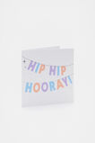 Hip Hip Hooray Card  Multi  hi-res
