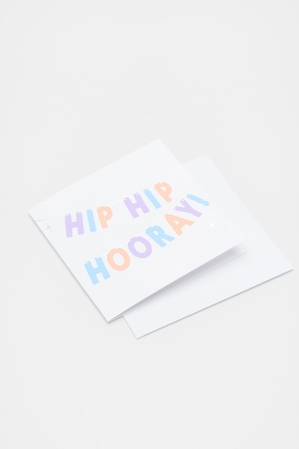 Hip Hip Hooray Card  Multi