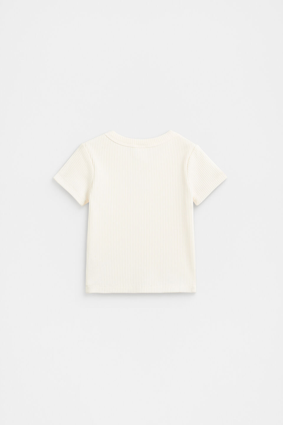 Core Logo Rib Tee  Canvas