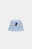 Blue Mini Initial Bucket Hat  J  hi-res