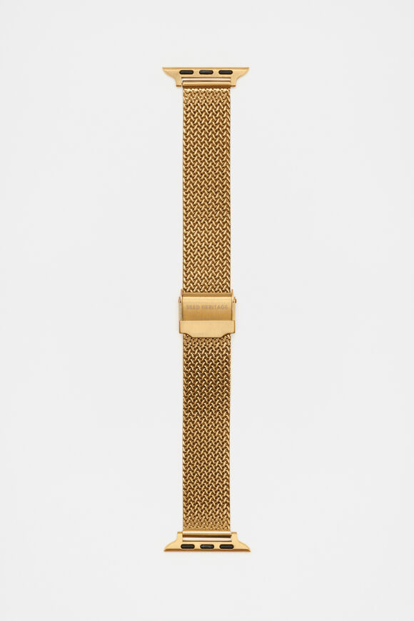 Smart Watch Band Mesh  Gold  hi-res