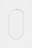 Waterproof Twist Chain Necklace  Silver  hi-res