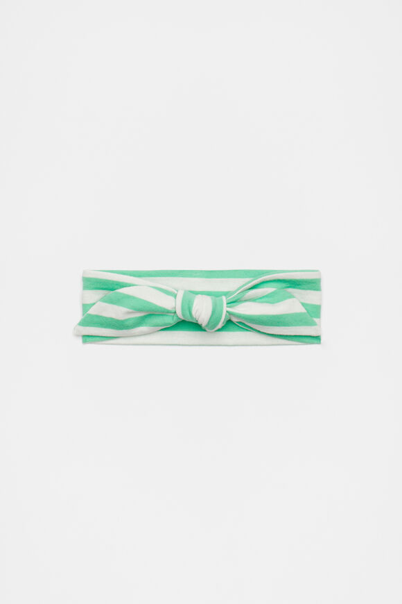 Stripe Rib Headband  Pine Lime Stripe  hi-res