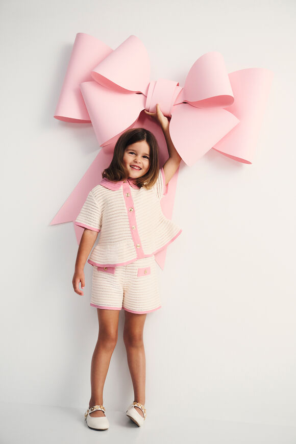 Crochet Short  Chiffon  hi-res