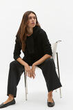 Australian Merino Relaxed Top  Black  hi-res