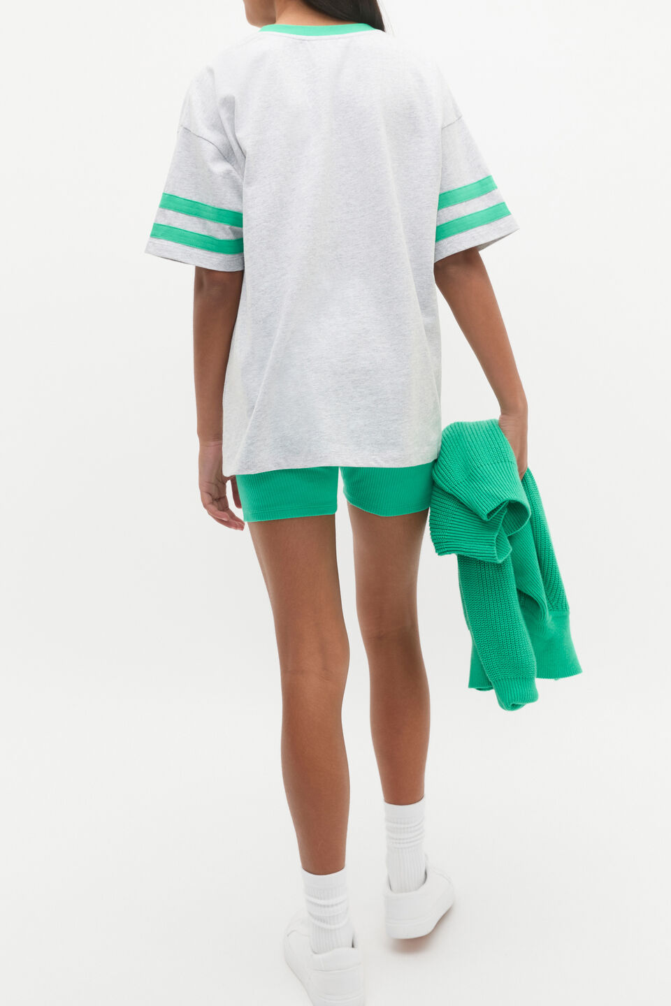 Manhattan Tee  Cloud Grey Marle